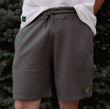 Slate Organic Cotton Classic Drop Sweatshorts